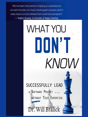 cover image of What You Don't Know